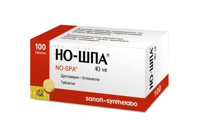 Но-шпа снимает неприятные ощущения при заболеваниях органа