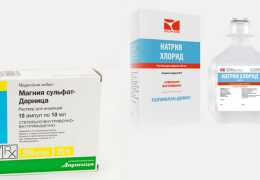 Можно ли принимать вместе Магния сульфат и Натрия хлорид?